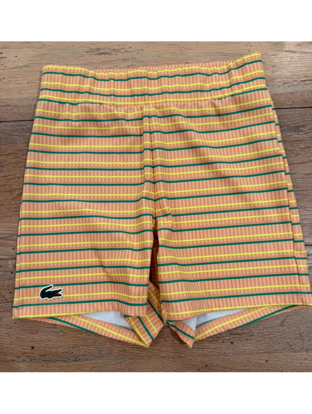 Lacoste striped biker shorts women’s size 36